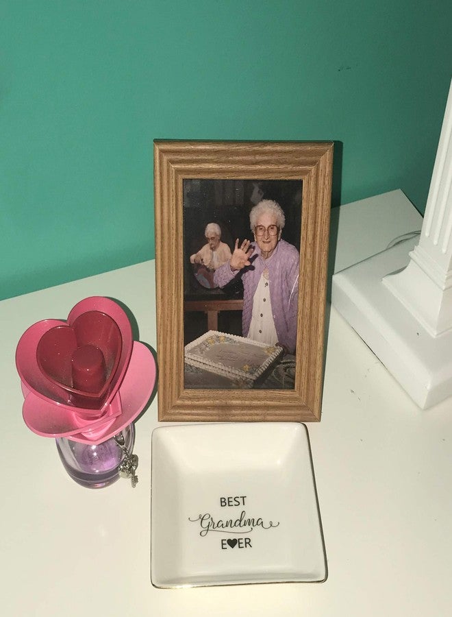 Simply Charmed Best Grandma Ever - Christmas Gift - Ceramic Jewelry Dish, Ring Holder, Trinket Tray - Elegant Birthday Gift for Grandmother - Image 3